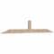 Ekena Millwork Portland Smooth Timber Gable Bracket, Douglas Fir, 108"W x 18"H x 1 1/2"D x 5 1/2"F, 4/12 Pitch GBW108X18X0206POR00SDF - alternate 4